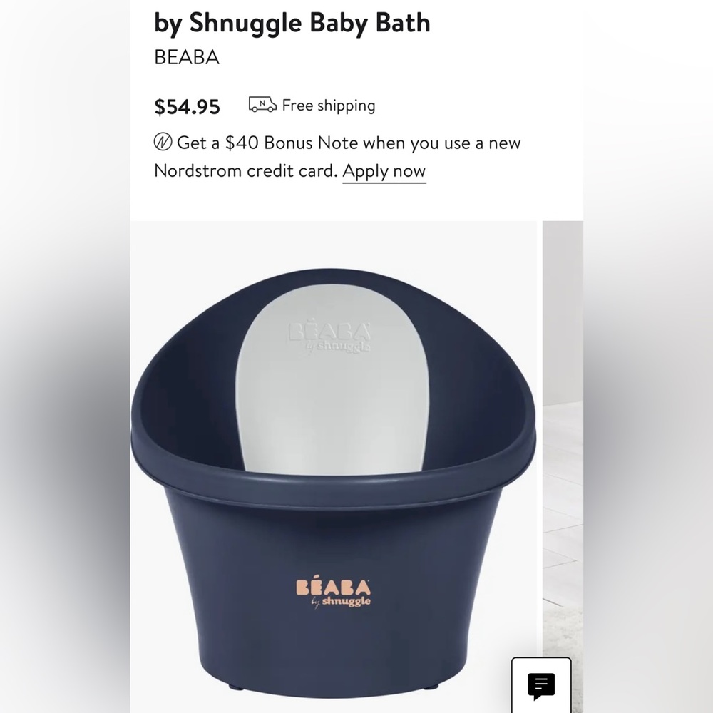 by Shnuggle Baby Bath - Navy